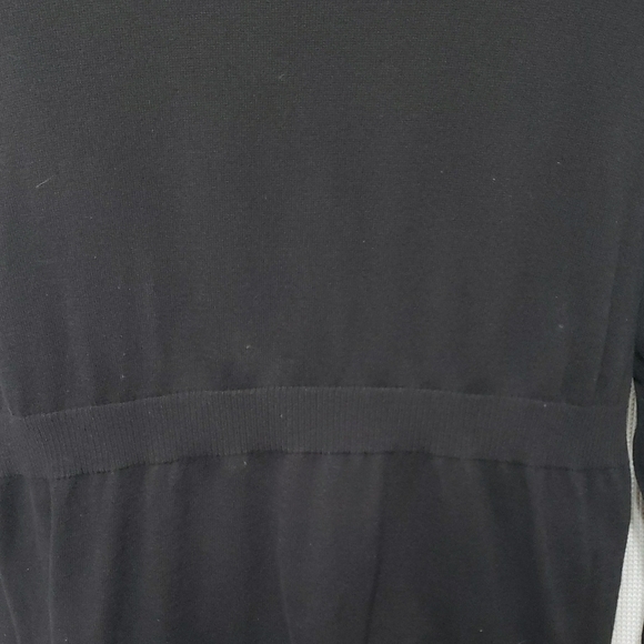 a.n.a . Black Women's Sweater; Open Waterfall Front; Soft & Comfy.  EUC  Size 2X - Picture 8 of 16